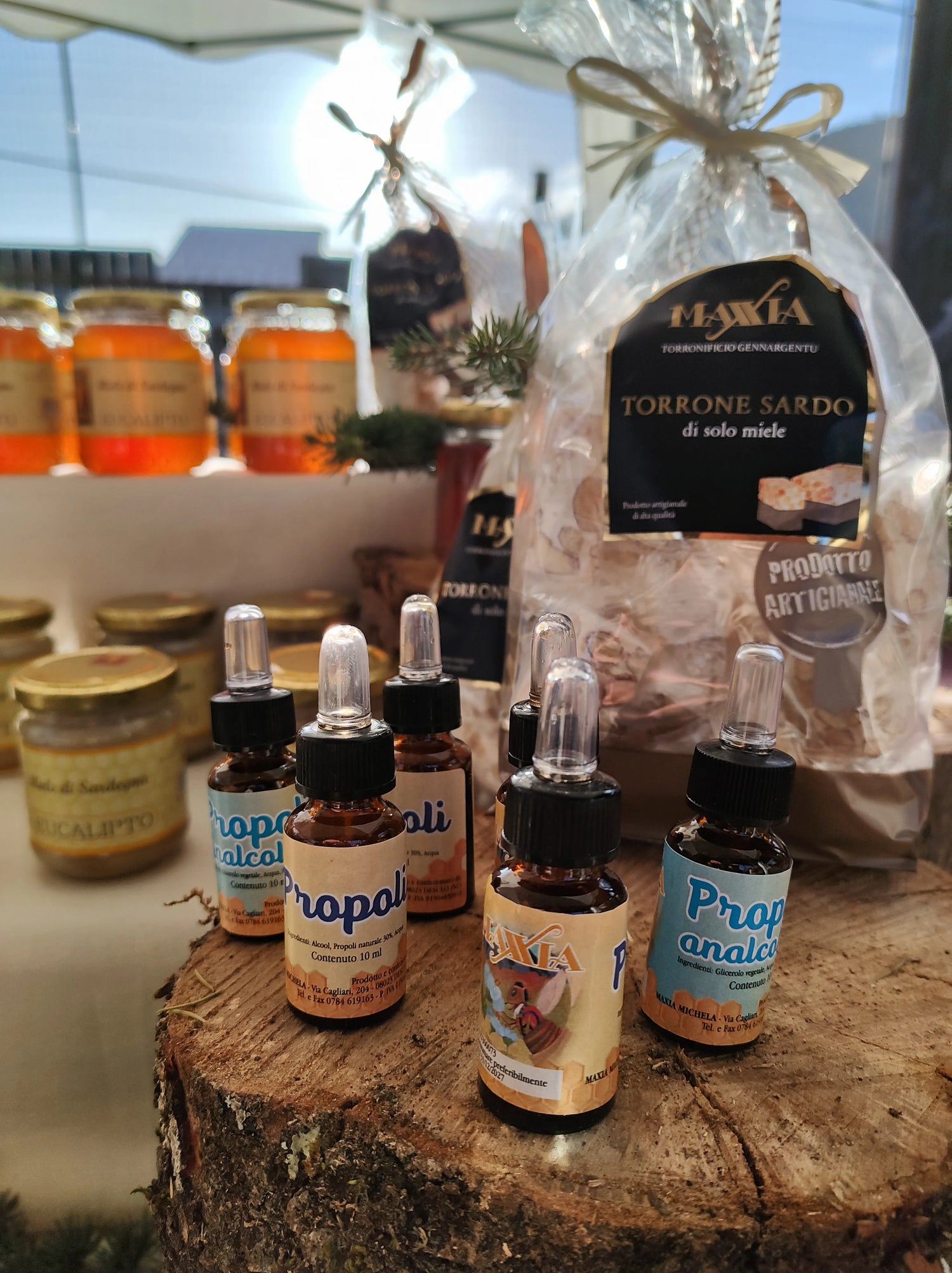 propoli, miele e torrone